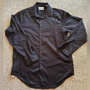 CALVIN KLEIN BLACK DRESS SHIRT